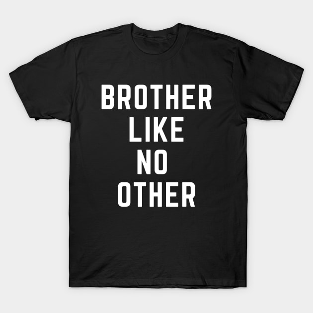 Brother Like No Other T-Shirt by Little Designer